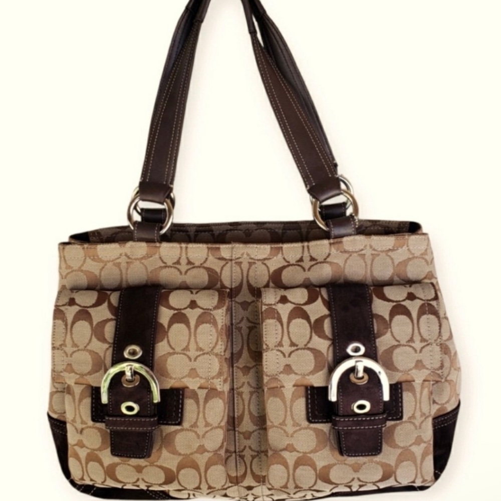 RARE Coach Signature Soho Shoulder Handbag